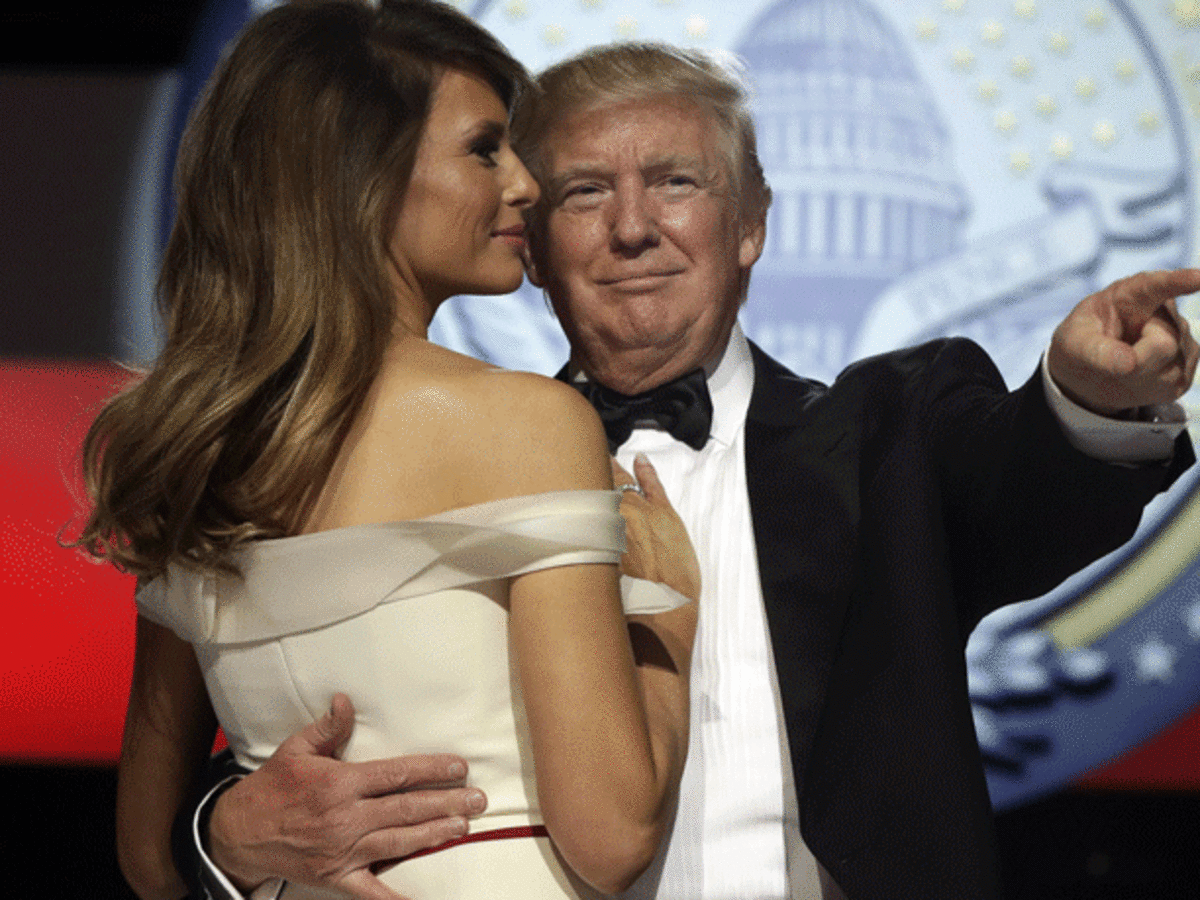 Melania Trump i Donald Trump - pierwszy taniec