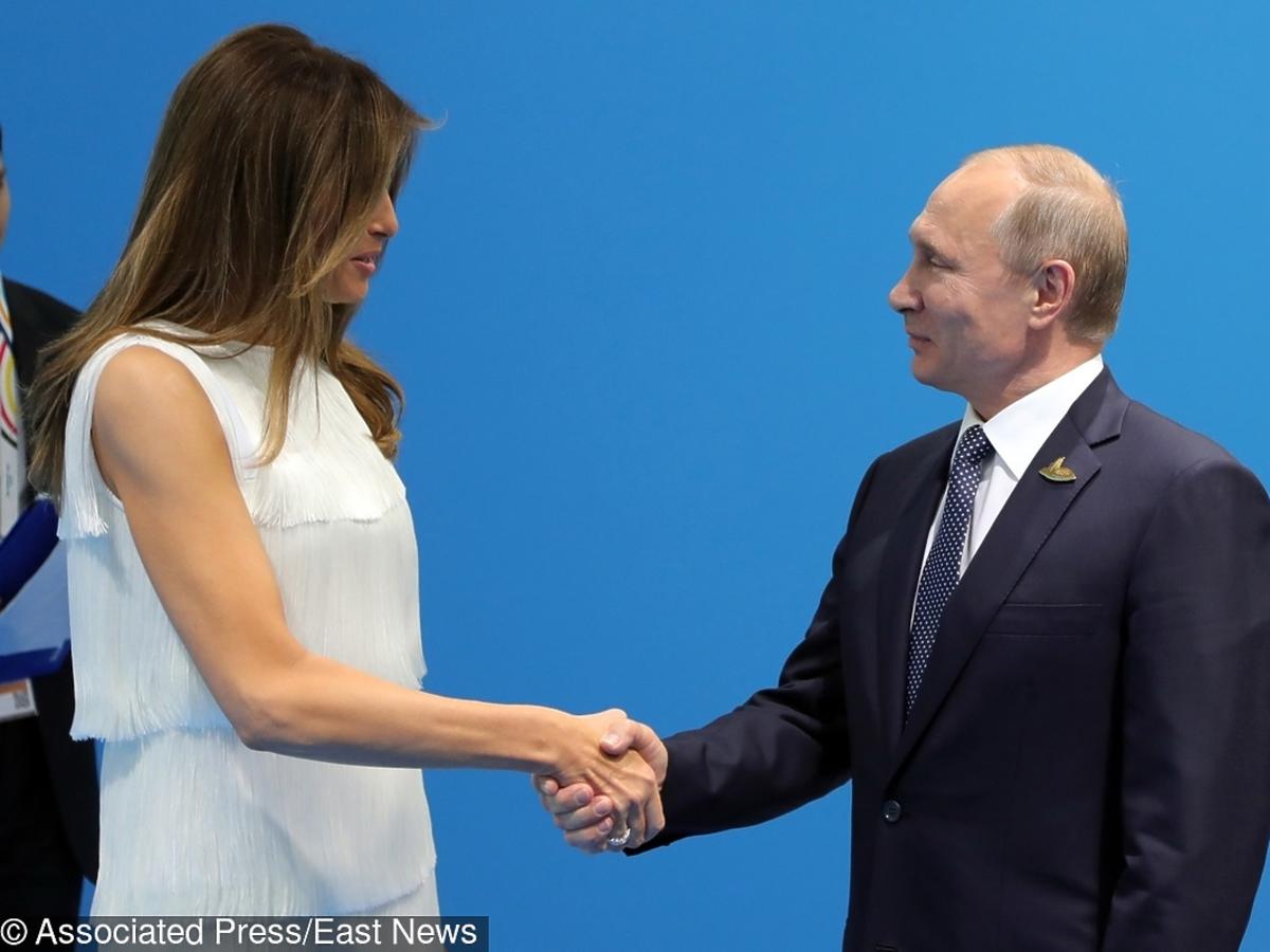Melania Trump z Putinem