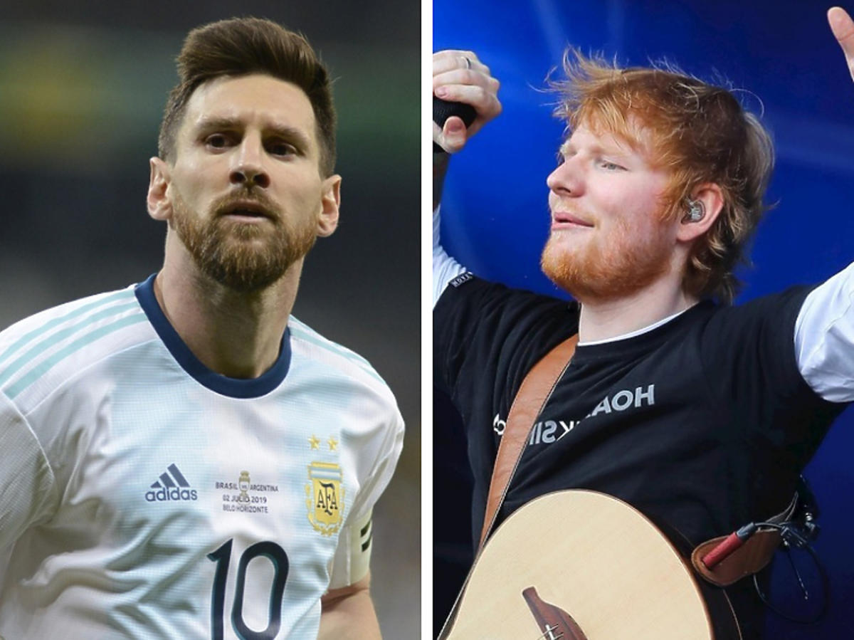 Messi i Ed Sheeran na liście Forebsa