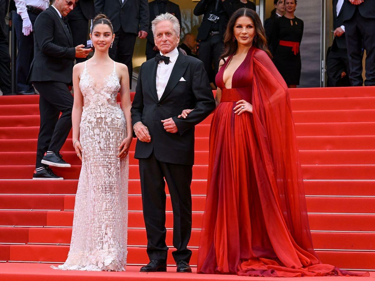 Michael Douglas i Catherine Zeta-Jones w cannes