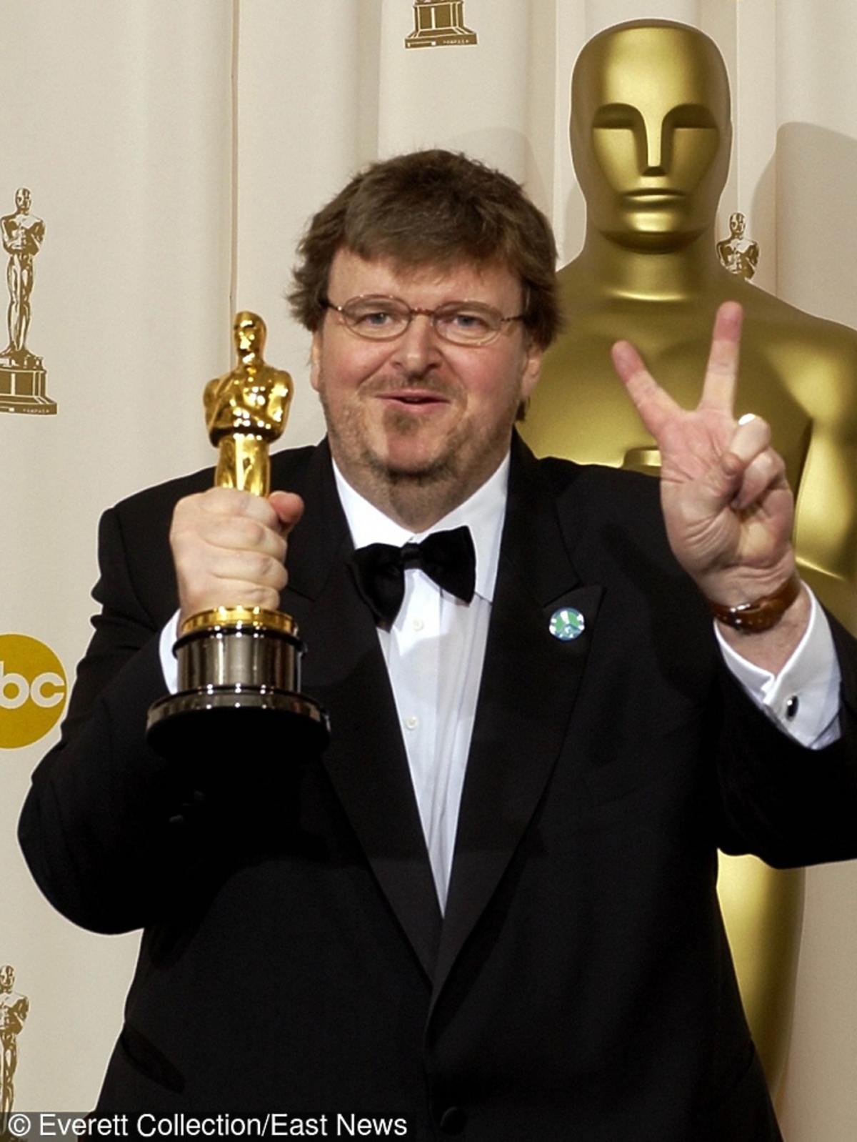 Michael Moore i jego polityczne przemówienie zamiast podziękowań