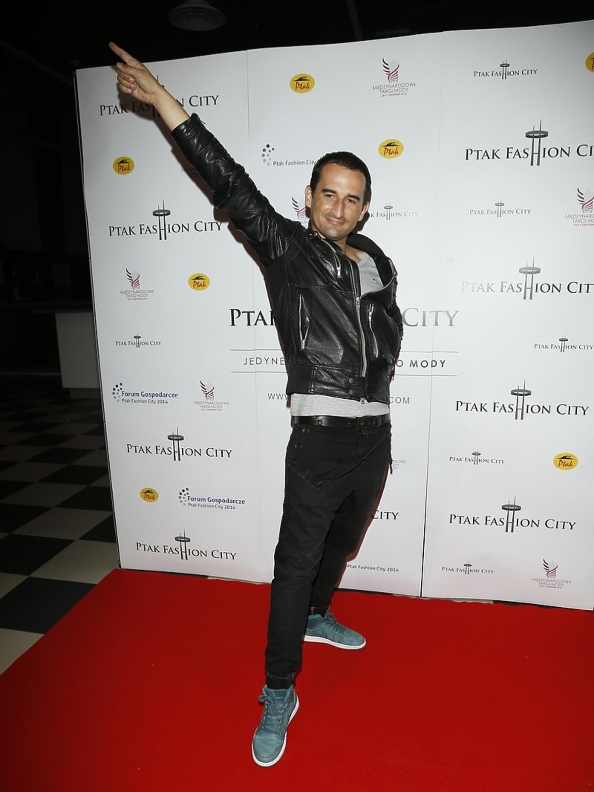 Michał Koterski na pokazie Macieja Zienia na Gala Ptak Fashion City Night