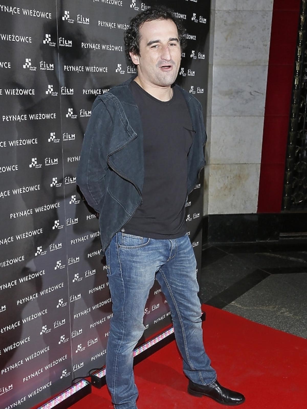Michał Koterski na premierze filmu 