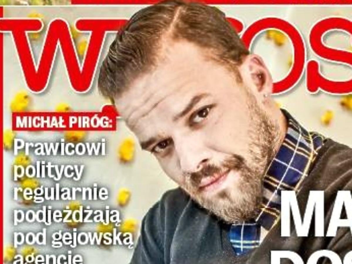 Michał Piróg na okładce WPROST