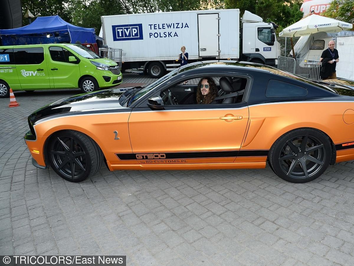 Michał Szpak i Ford Mustang GT500