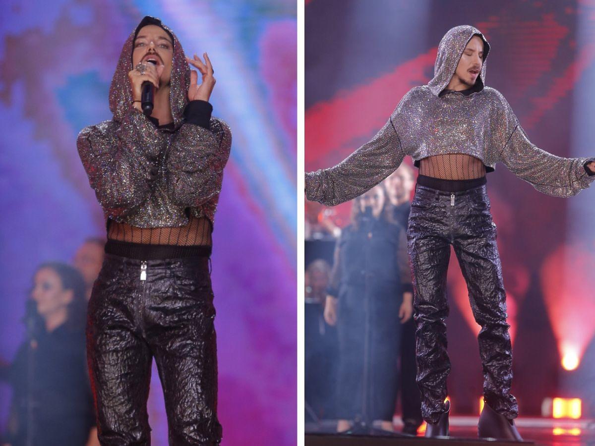 Michał Szpak na festiwalu w Sopocie