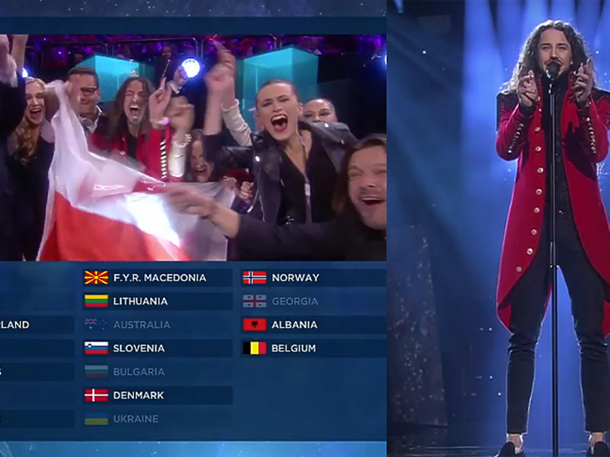 Michał Szpak w finale Eurowizji 2016
