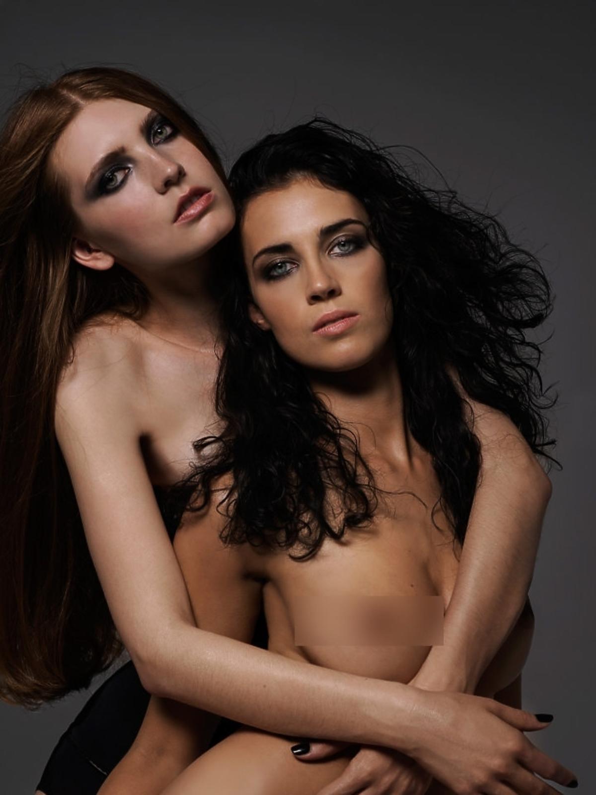 Michalina i Ola w nagiej sesji w Top Model 4