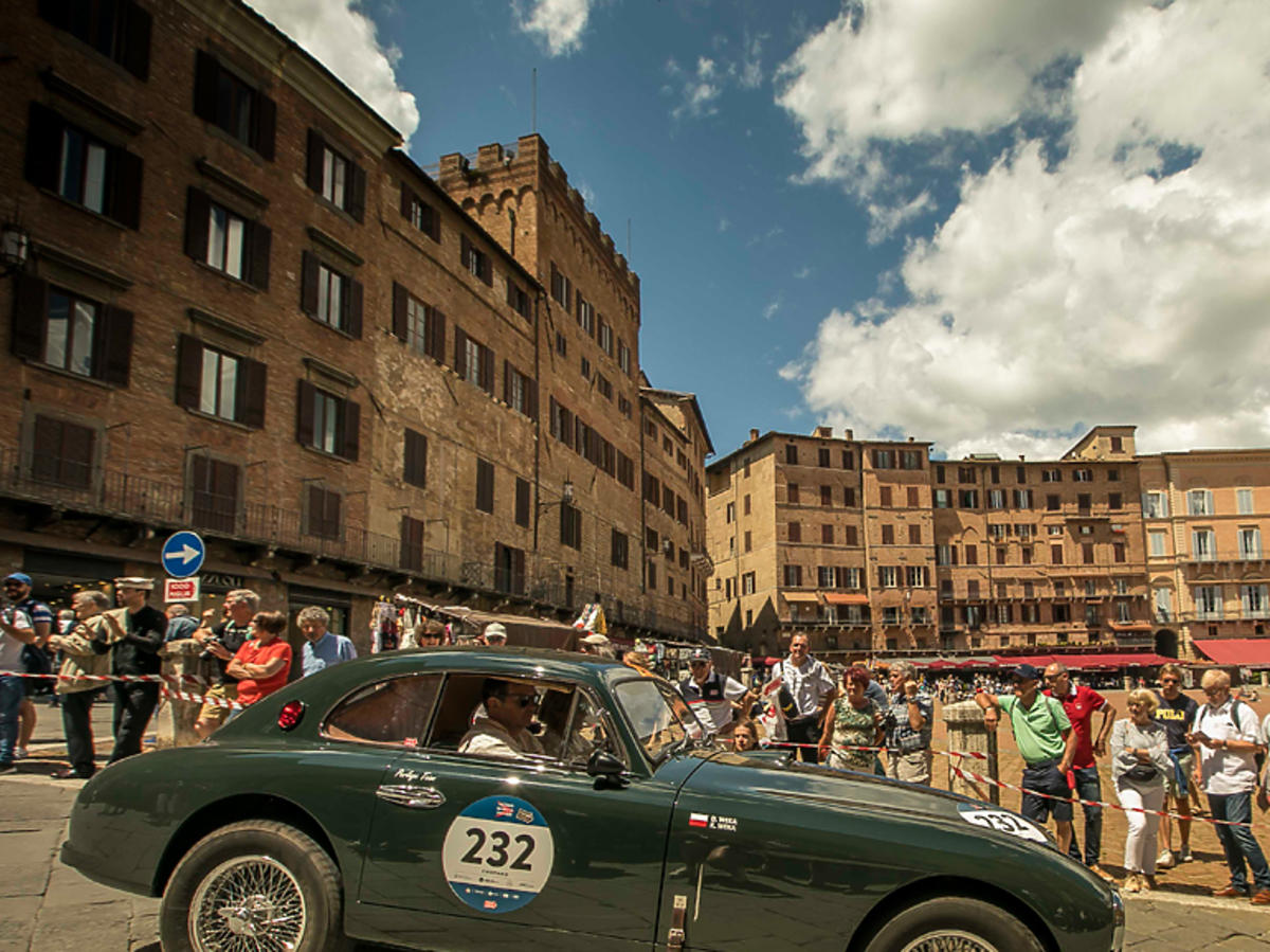 Mille Miglia, Team Perlage, Dorota Weka i Krzysztof Weka, Aston Martin DB2