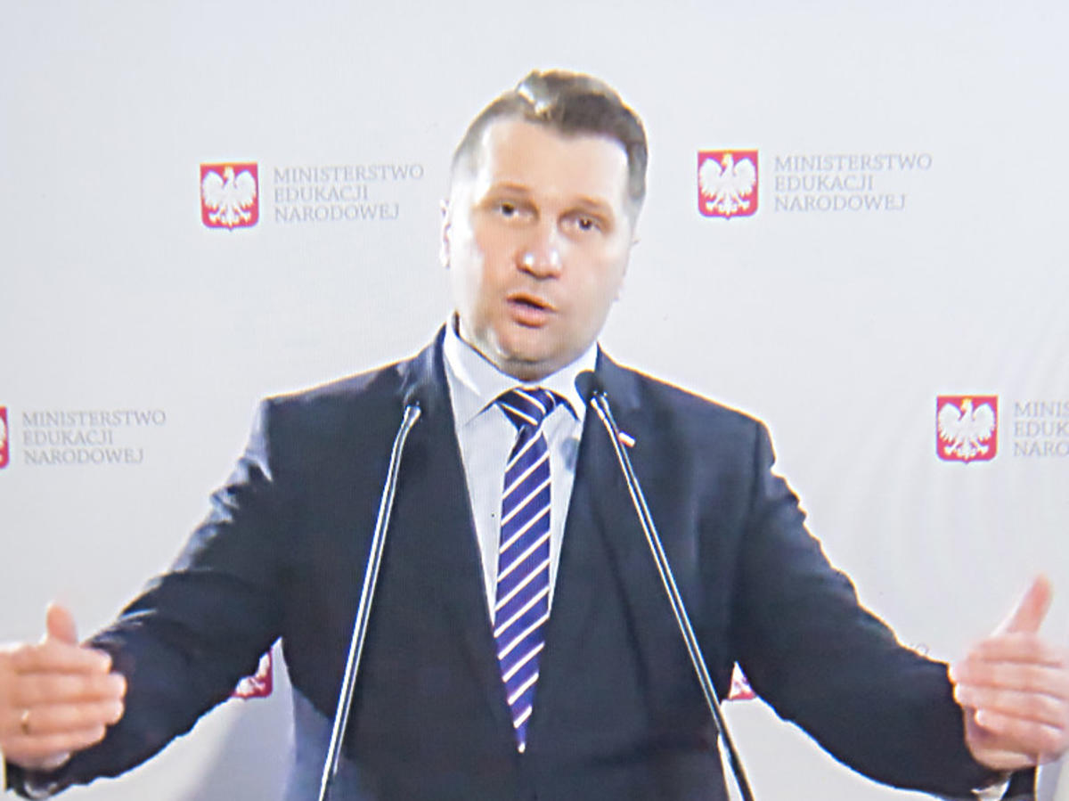 Minister edukacji Przemysław Czarnek