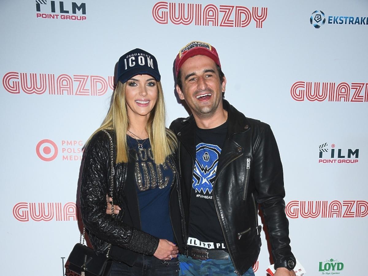 Misek Koterski i Marcela Leszczak na premierze filmu "Gwiazdy"