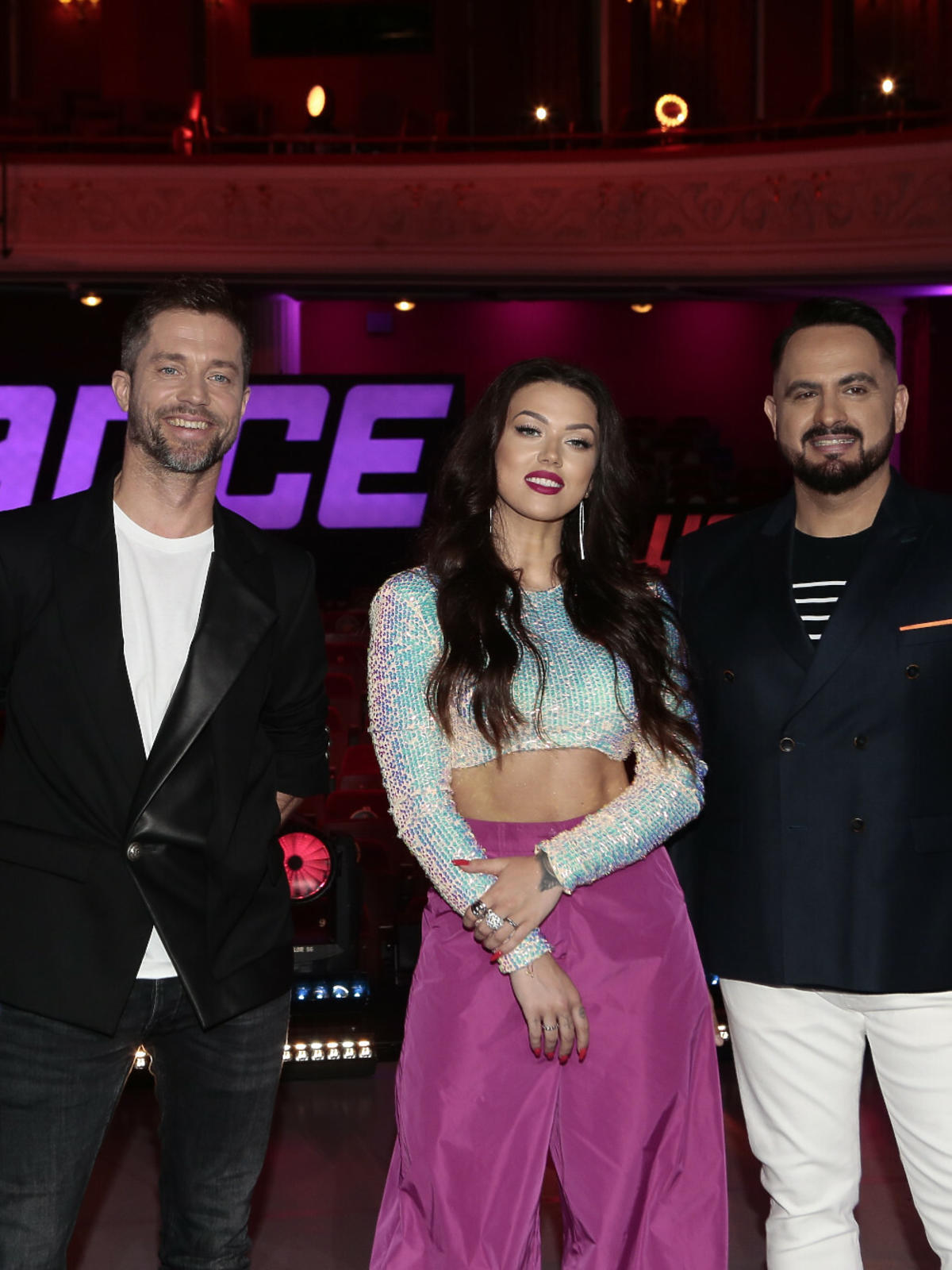 Misha Kostrzewski podczas konferencji prasowej "You can dance"