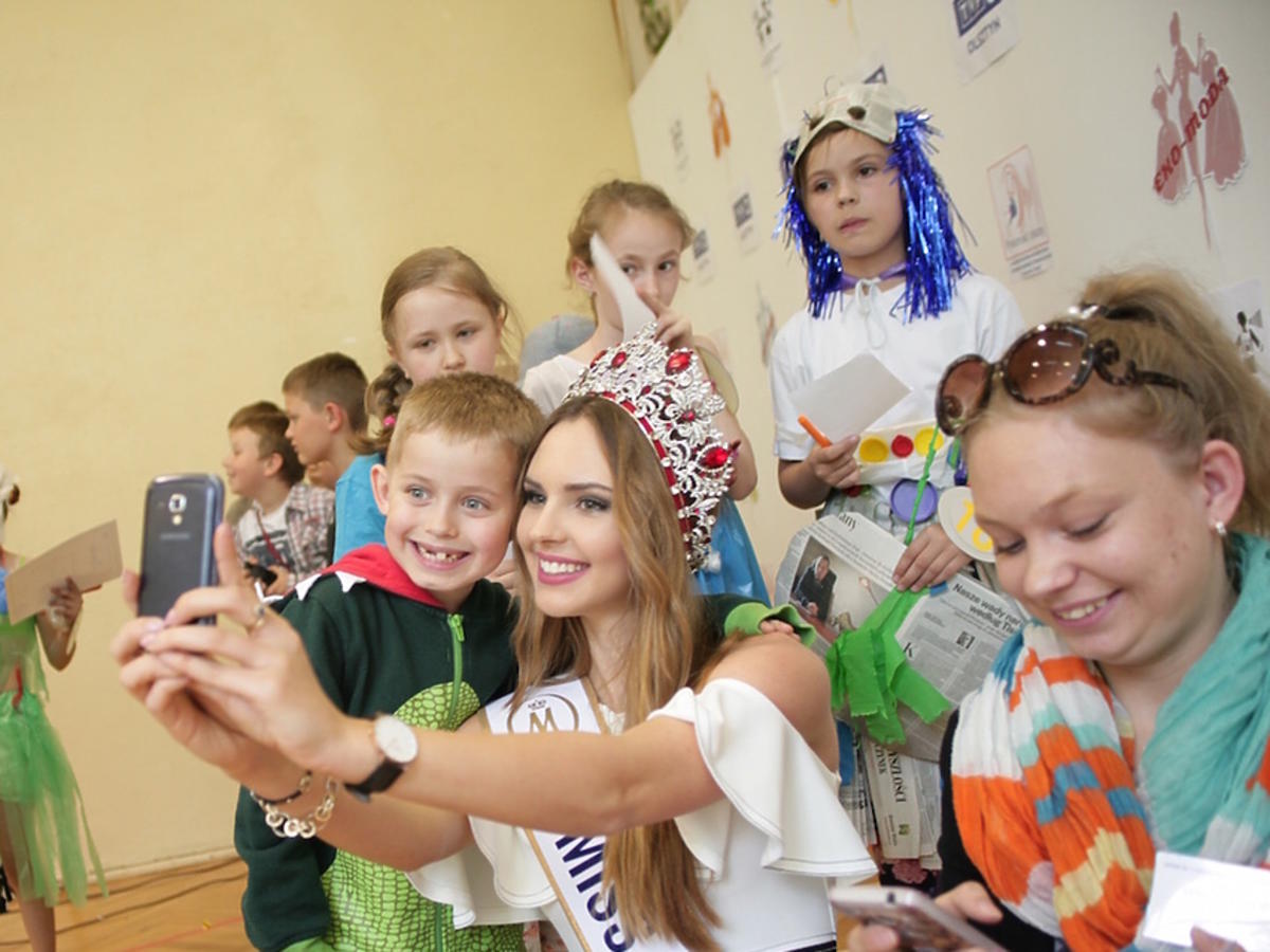 Miss Polski w Centrum Zdrowia Dziecko