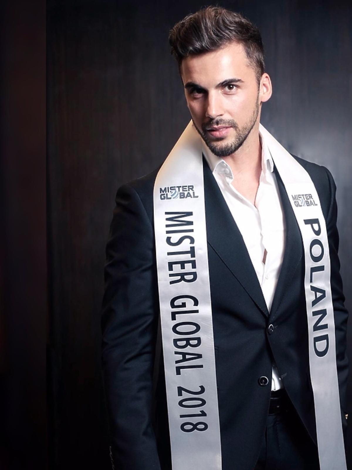 Mister Polski na światowym konkursie dla mężczyzn Mister Global 2018! Jakub Kucner ma szansę na wygraną?
