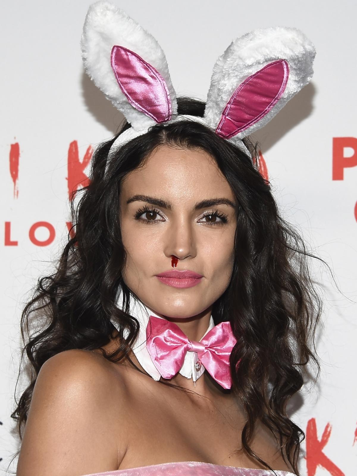 Modelka Sofia Resing na imprezie halloweenowej Heidi Klum