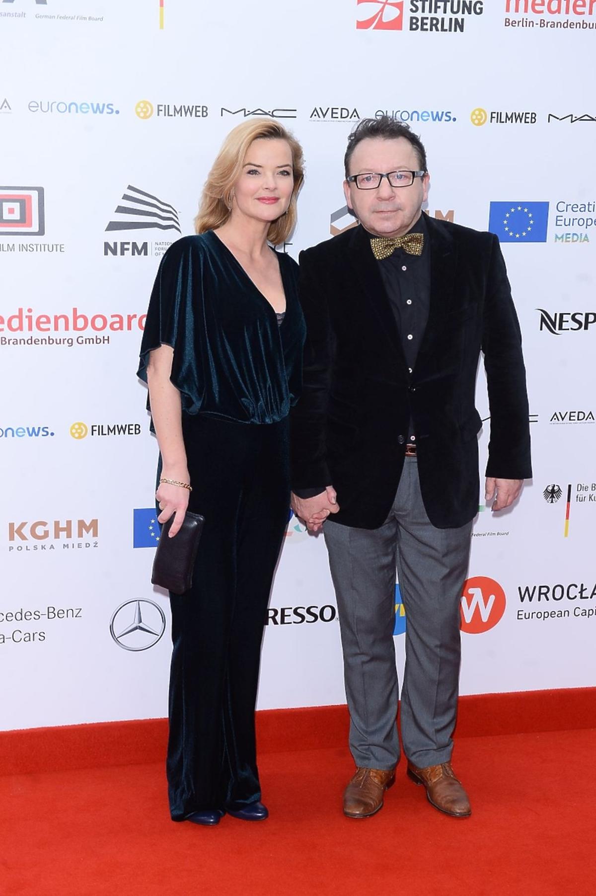 Monika i Zbigniew Zamachowscy na rozdaniu Europejskich Nagród Filmowych 2016