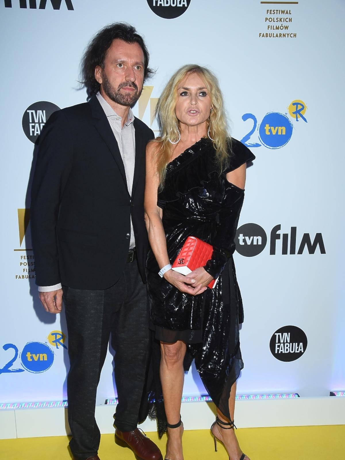 Monika Olejnik i Tomasz Ziółkowski na imprezie TVN na Festiwalu Filmowym w Gdyni