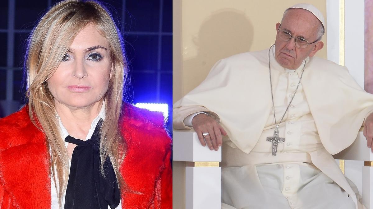 Monika Olejnik, papież Franciszek