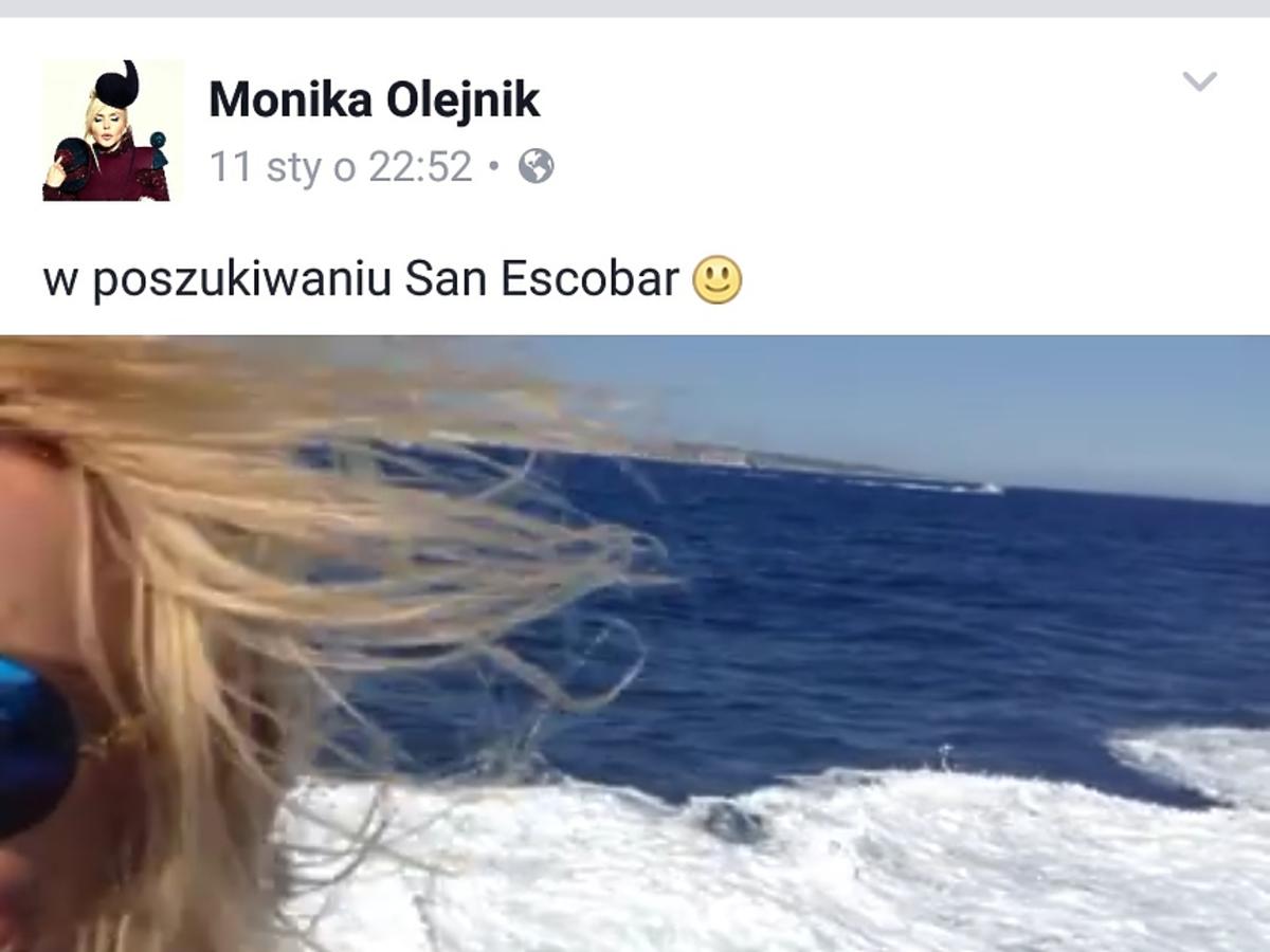 Monika Olejnik żartuje z San Escobaru