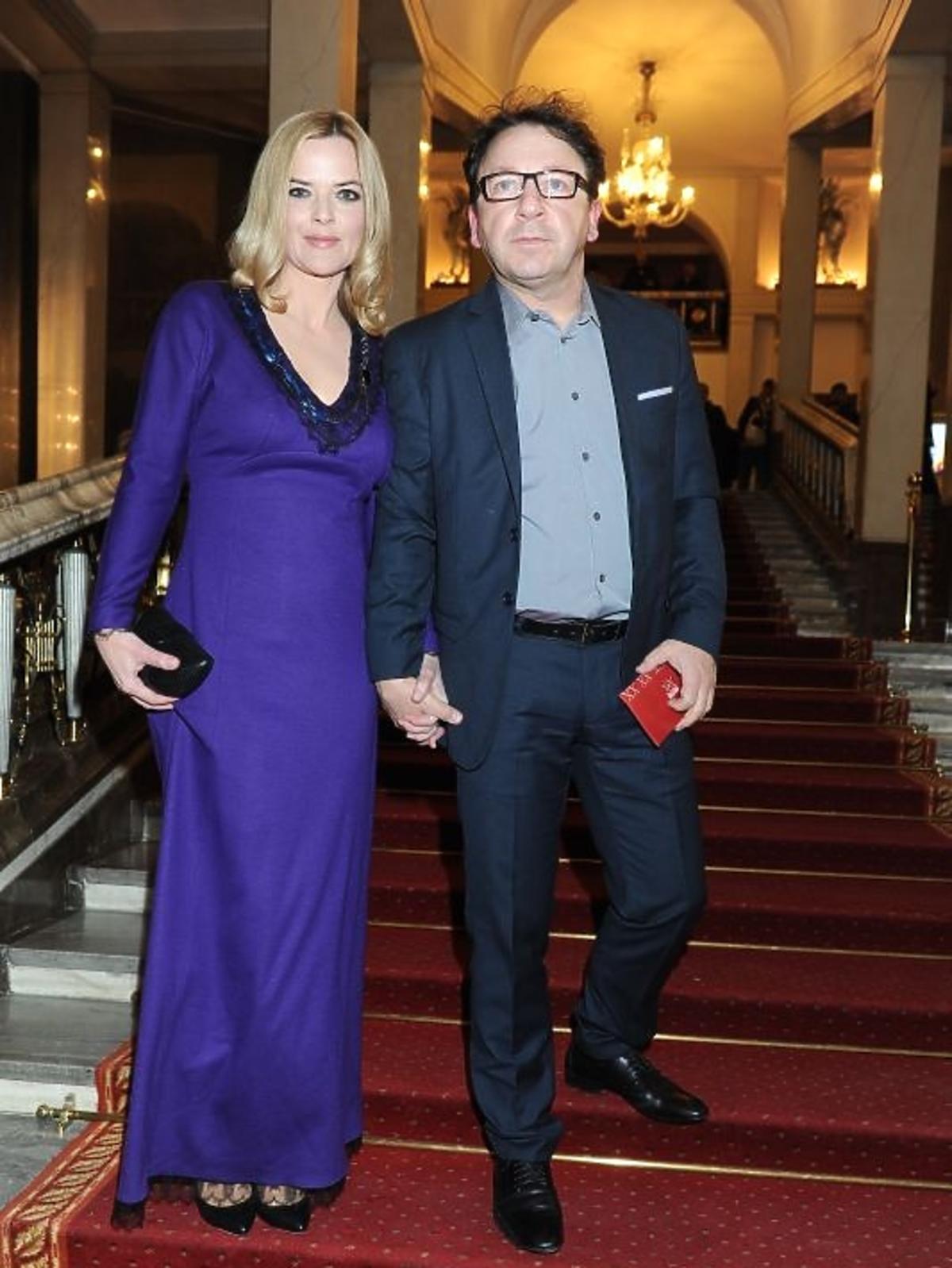 Monika Richardson i Zbigniew Zamachowski na gali Paszporty Polityki 2012