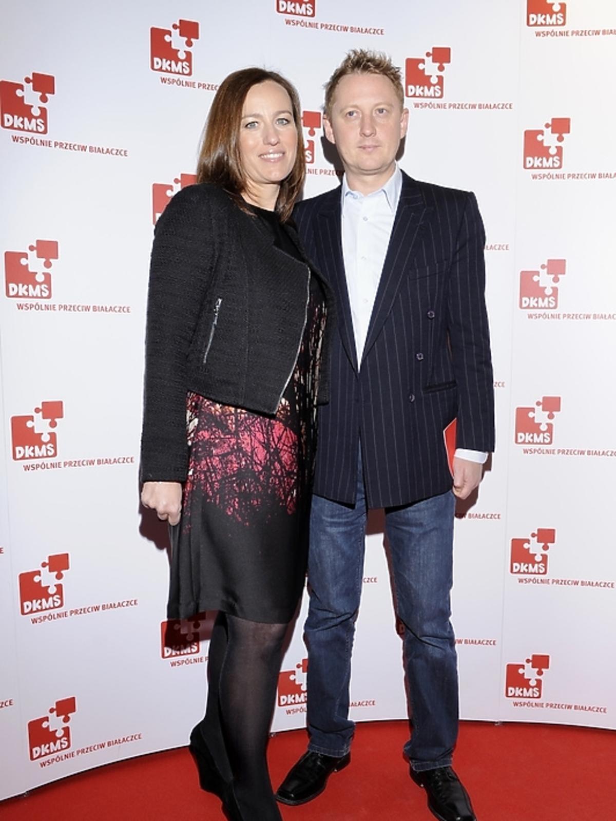 Monika Rut i Rafał Olbrychski na gali Fundacji DKMS