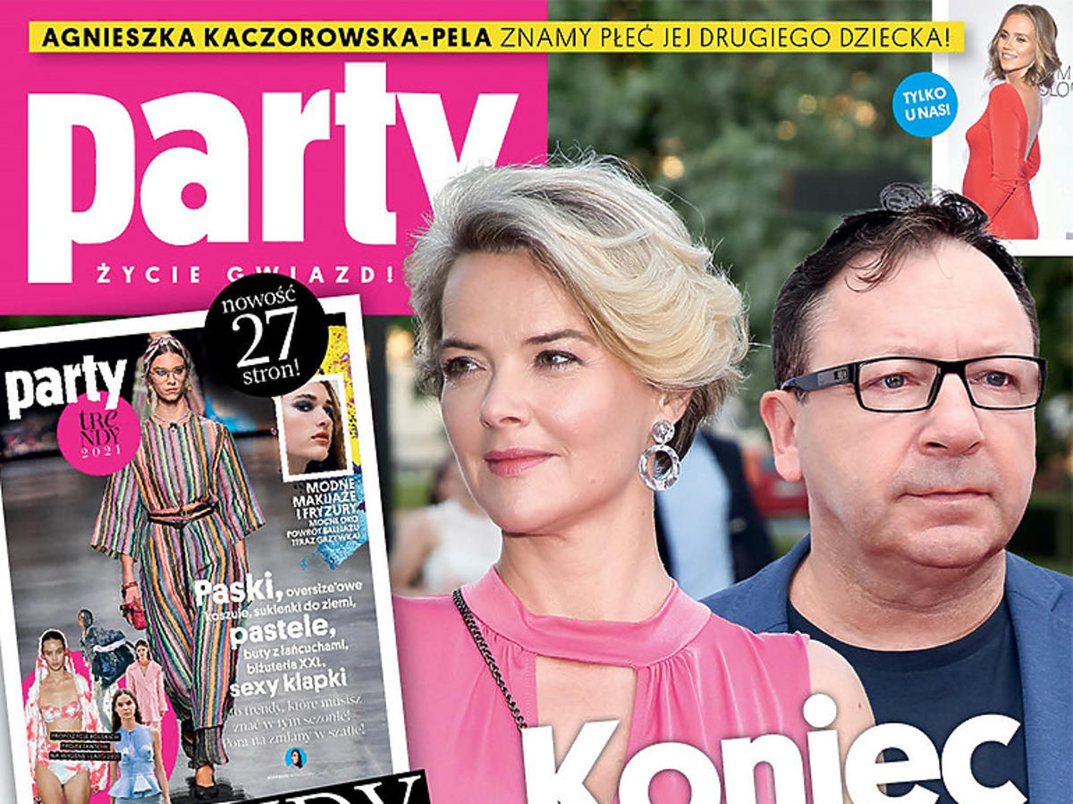 Monika Zamachowska i Zbigniew Zamachowski na okłądce "Party". Koniec małżeństwa