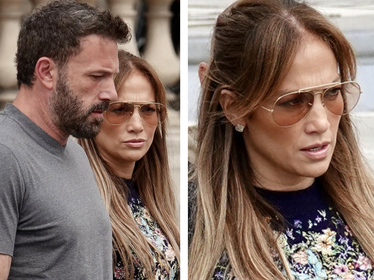 Naburmuszona Jennifer Lopez zwiedza Luwr z torebką za 300 tys. złotych. Nowe zdjęcia paparazzi
