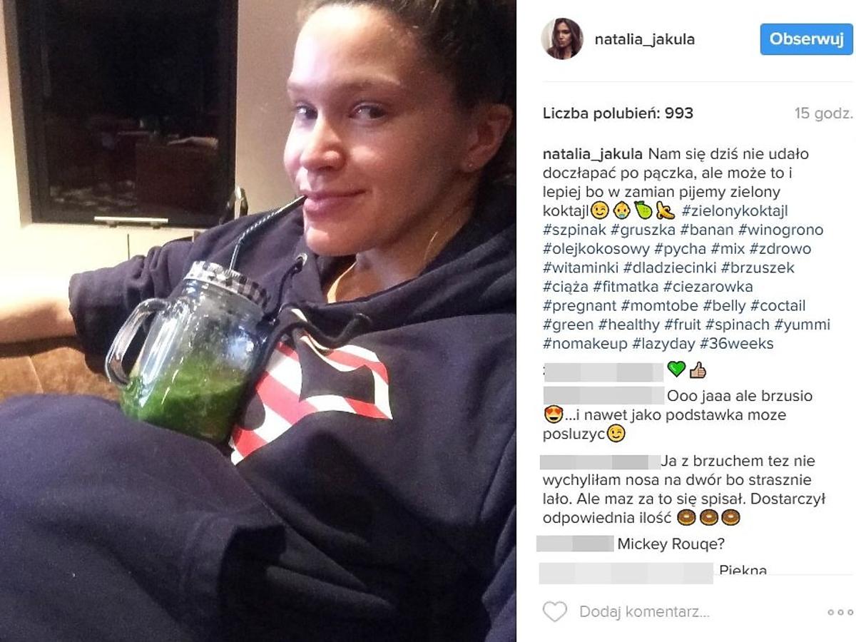 Natalia Jakuła pokazała duży brzuszek przed porodem