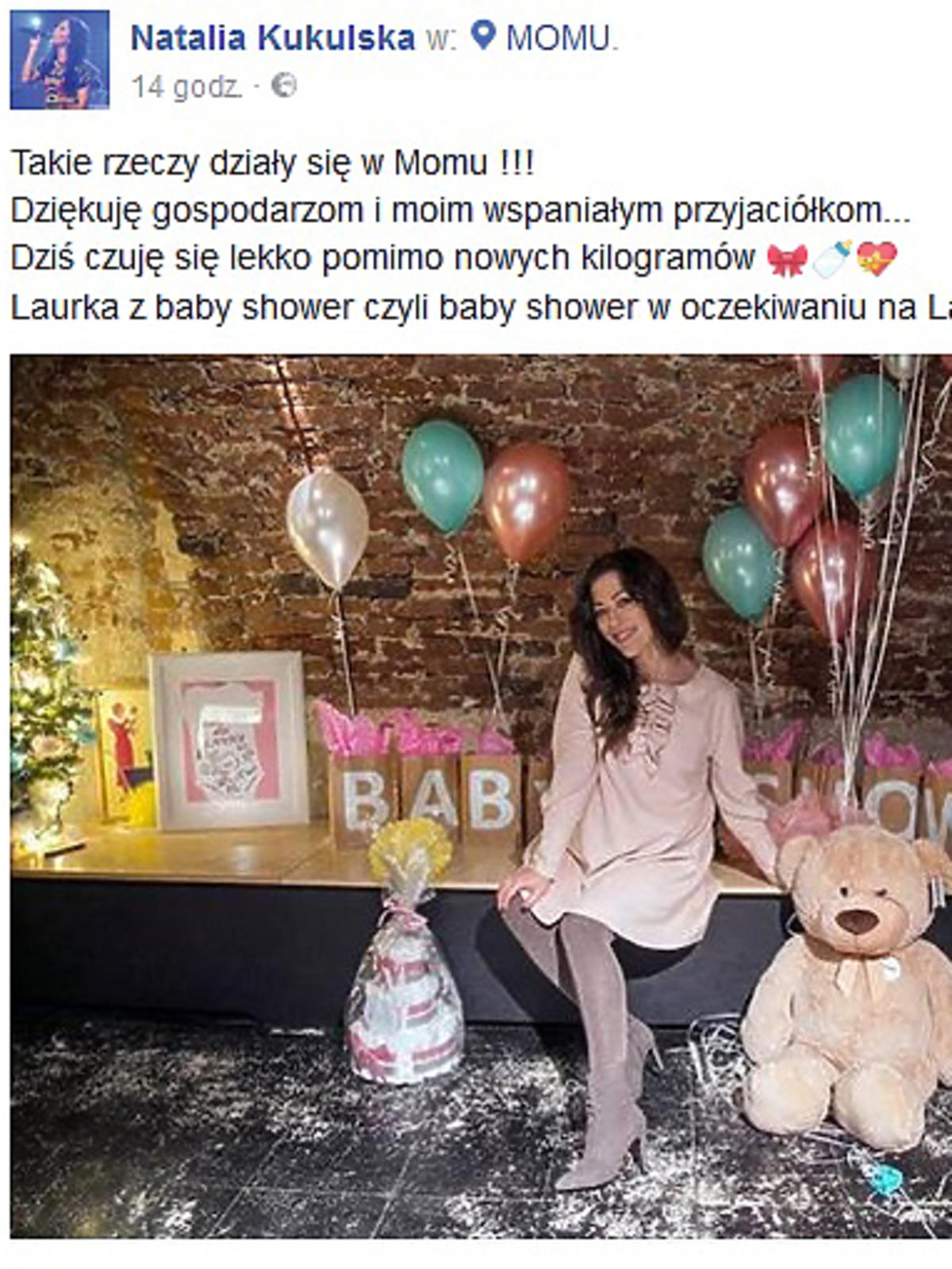 Natalia Kukulska urządziła baby shower