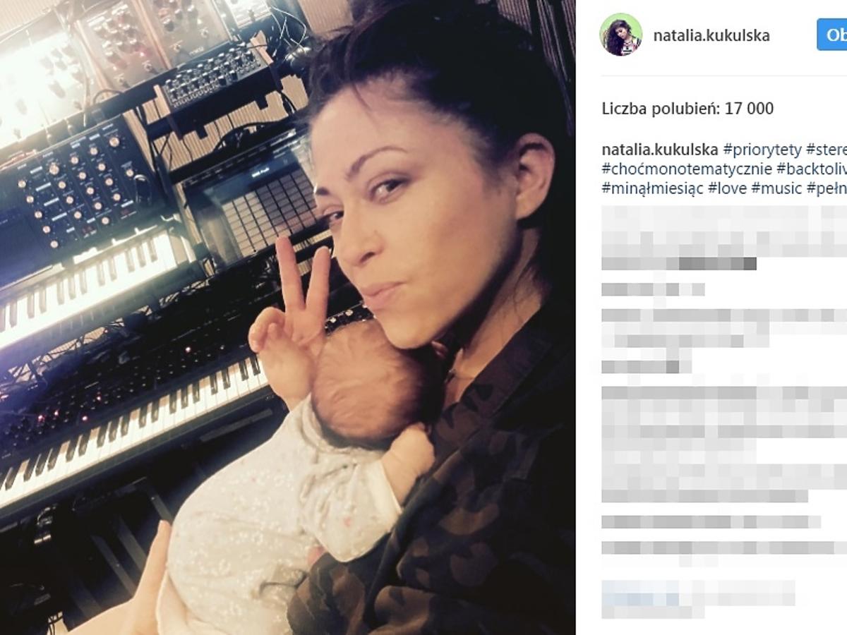 Natalia Kukulska z dzieckiem
