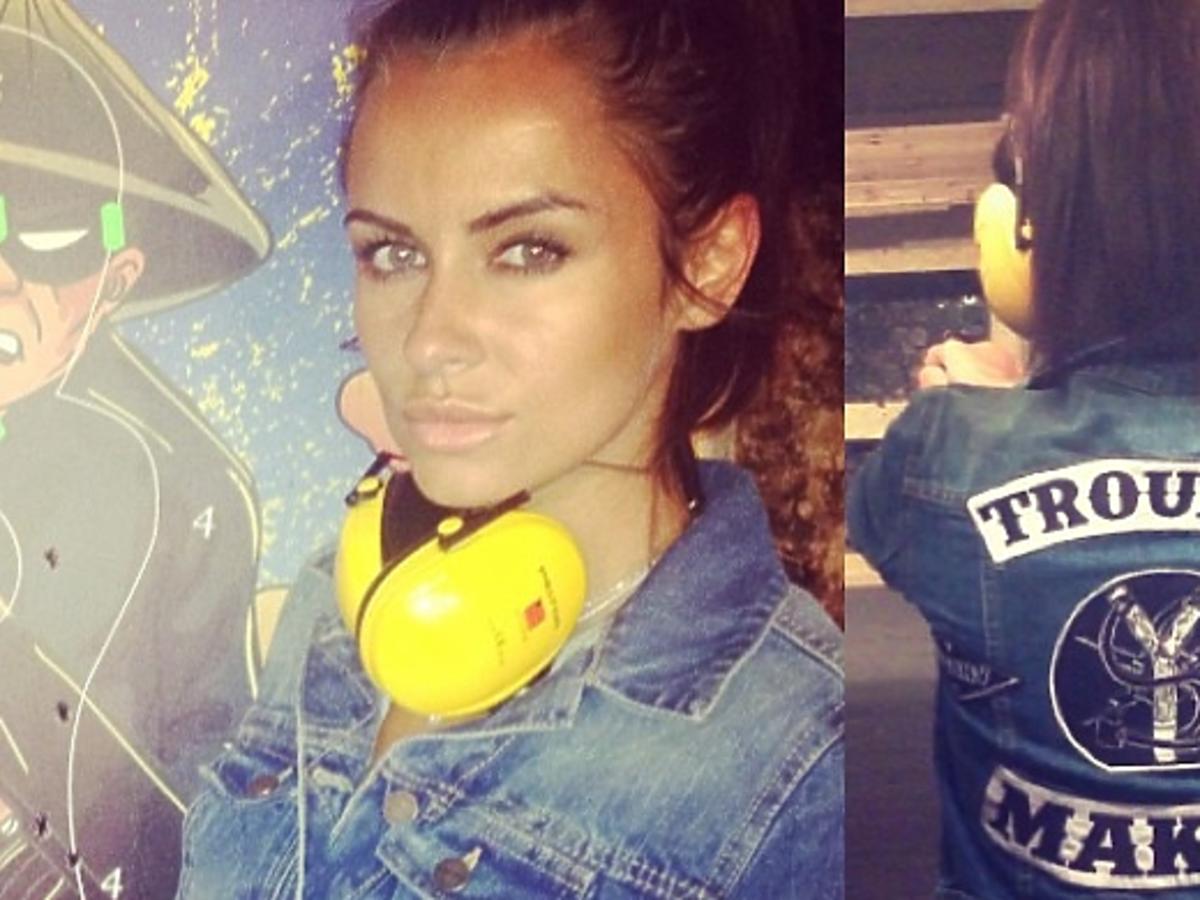 Natalia Siwiec na strzelnicy