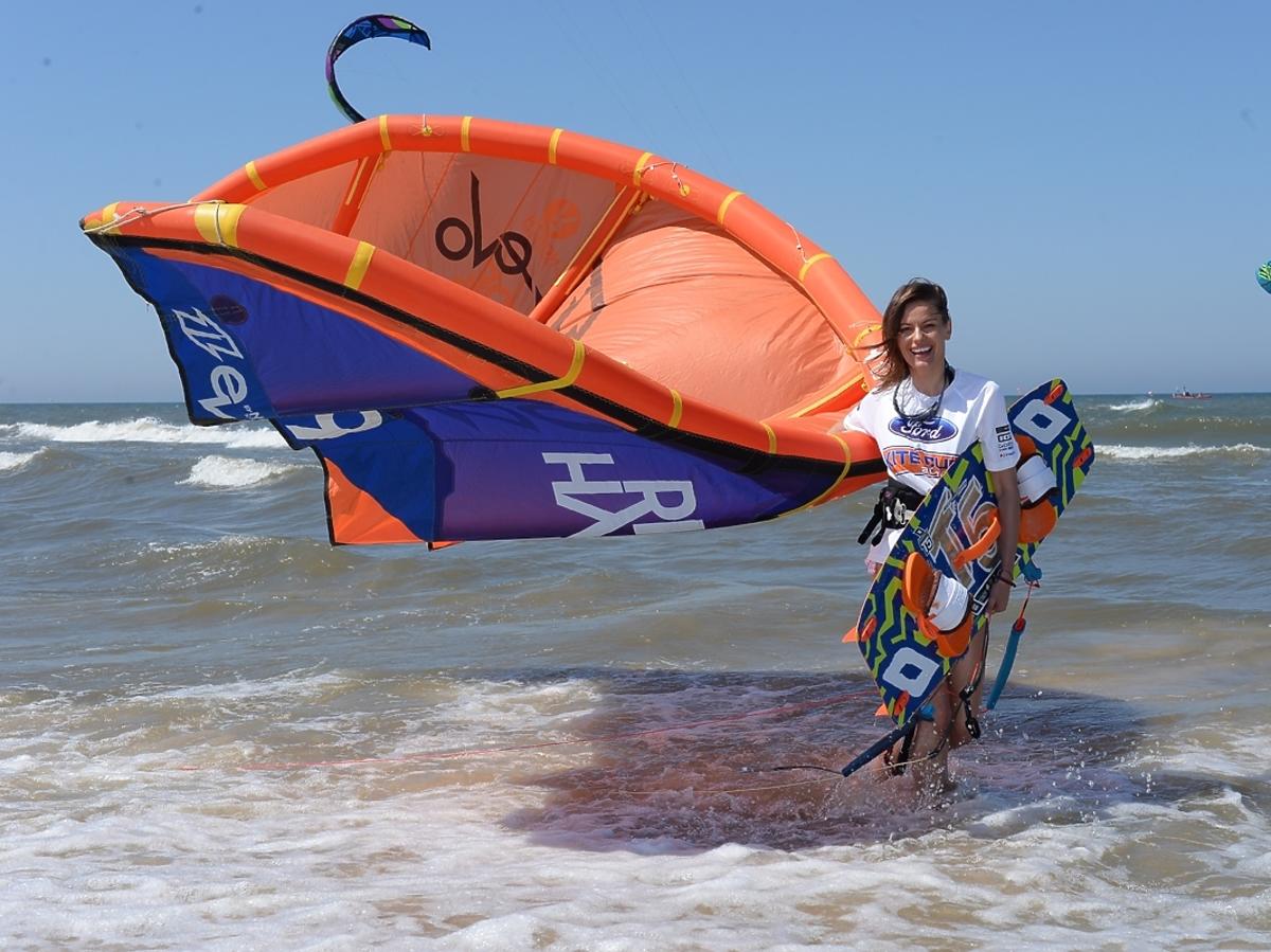 Natalia Siwiec na zawodach Ford Kite Cup 2014