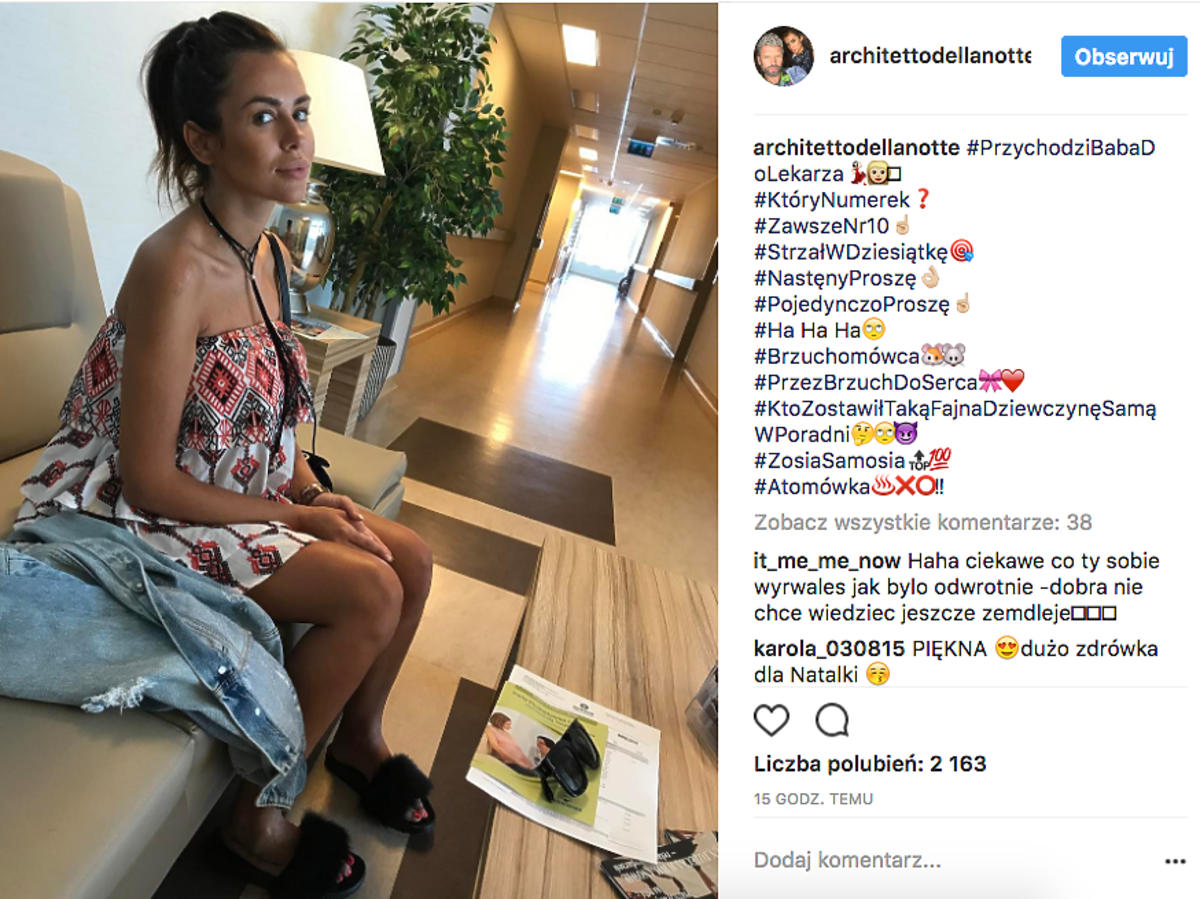 Natalia Siwiec w ciąży w szpitalu