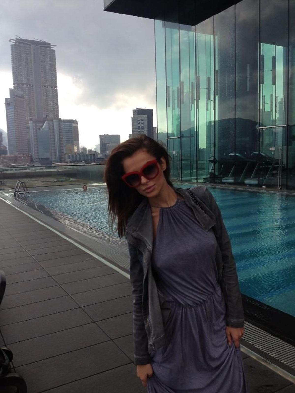 Natalia Siwiec w Hong Kongu