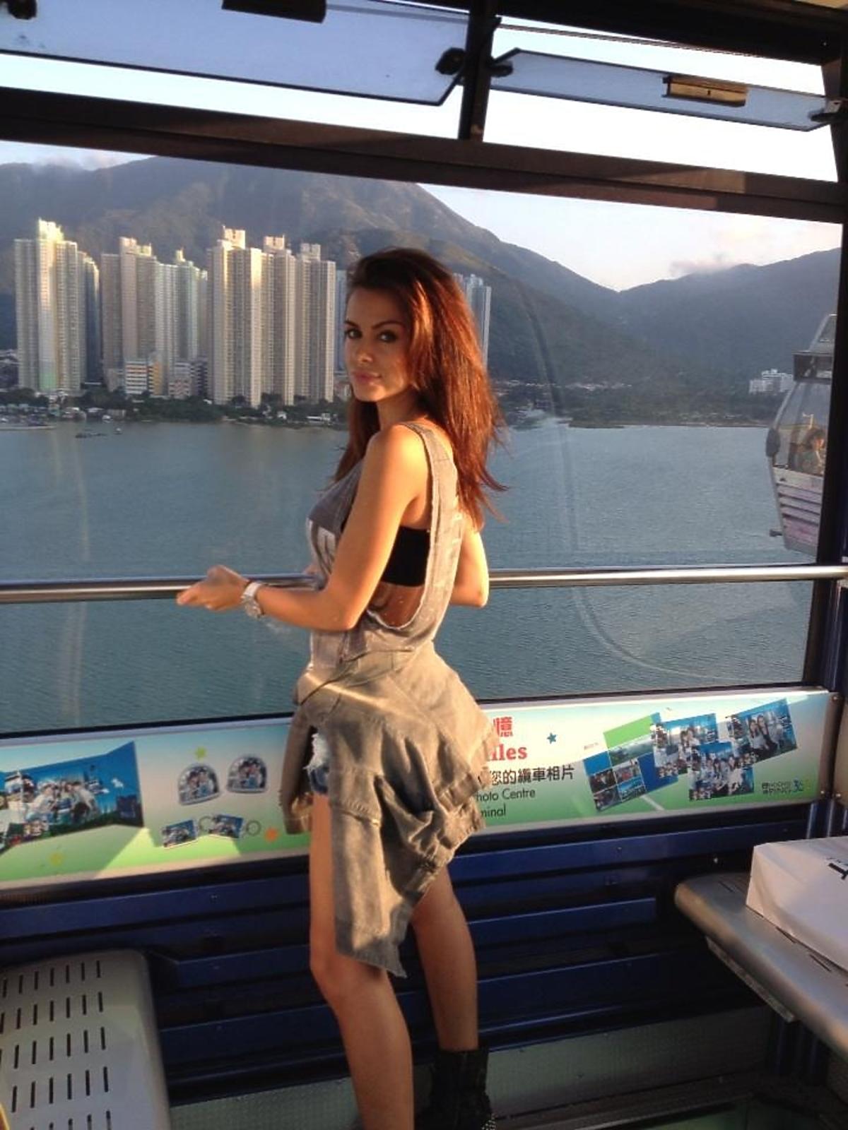 Natalia Siwiec w Hong Kongu