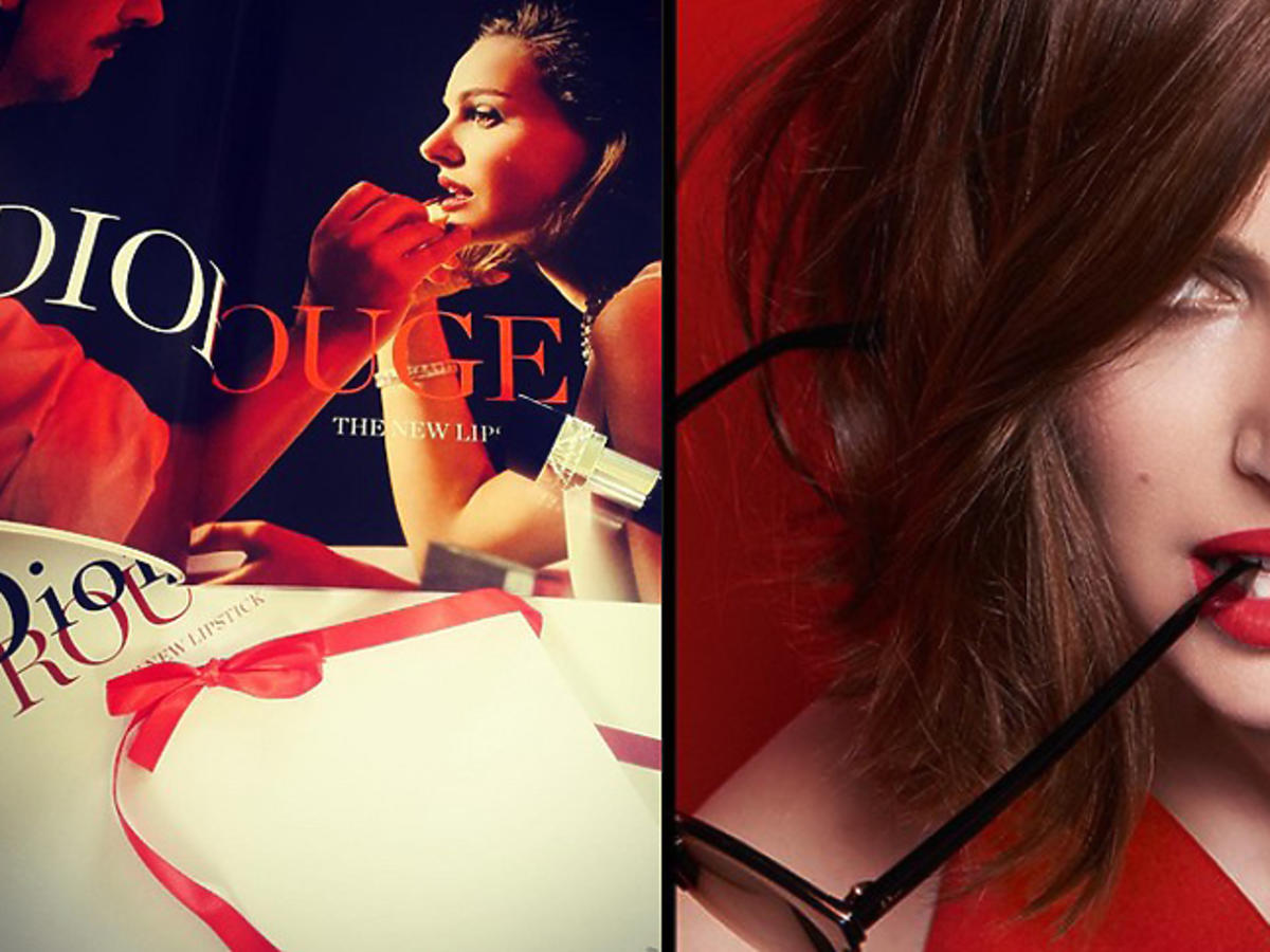Natalie Portman z czerwonymi ustami
