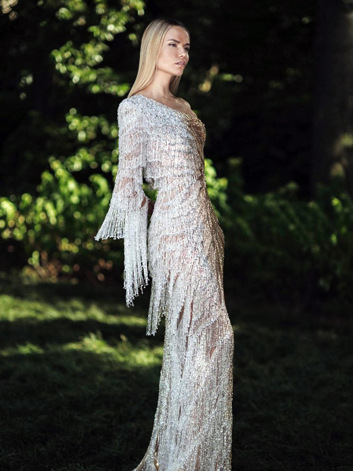 Natasha Poly w kampanii Versace