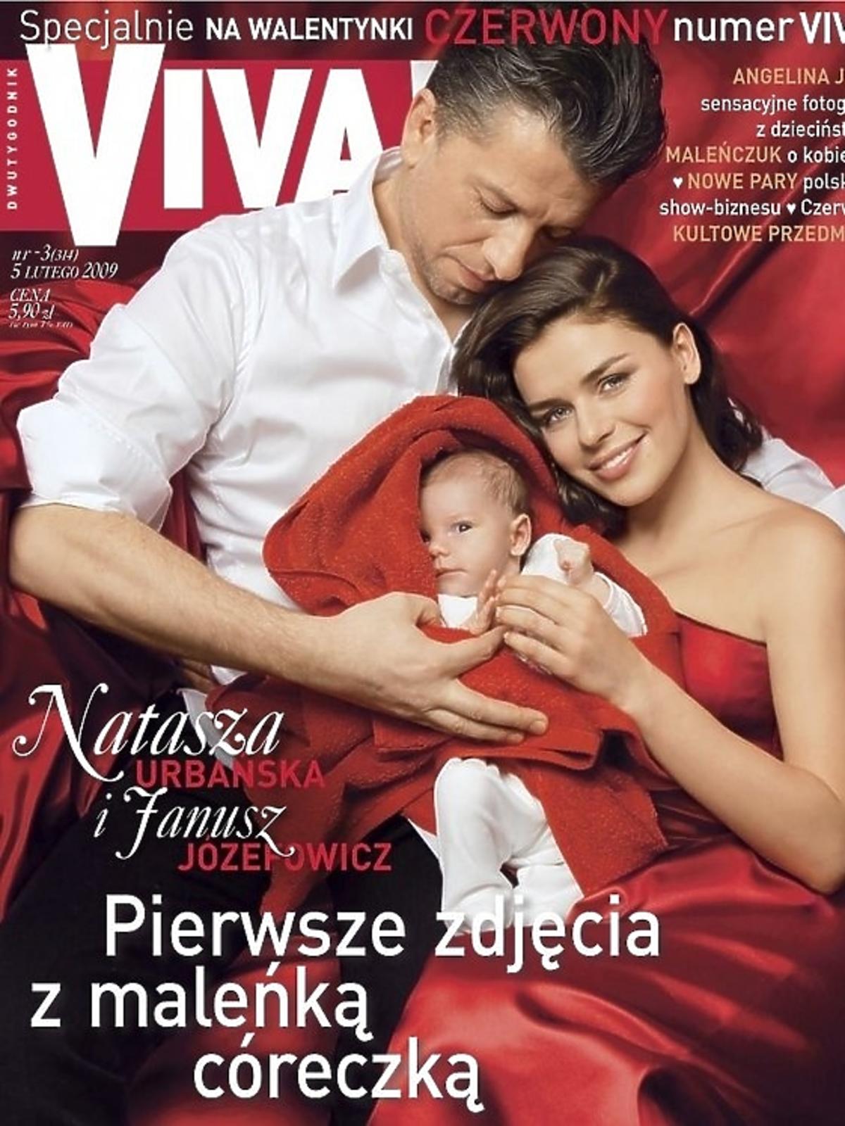 Natasza Urbańska z córką na okładce VIVY!