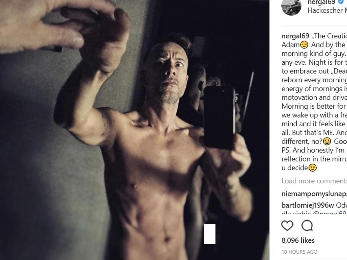 Nergal pokazał penisa na Instagramie