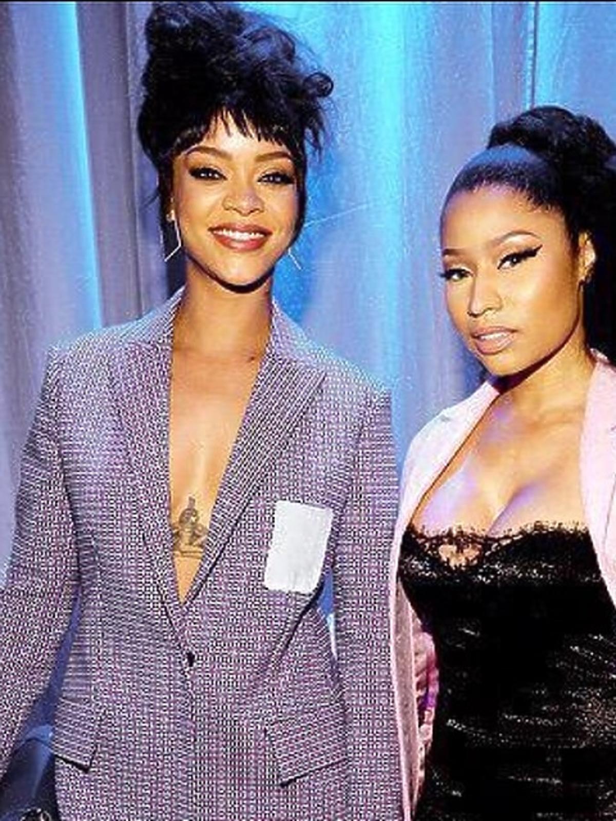 Nicki Minaj i Rihanna na premierze seriwsu TIDAL