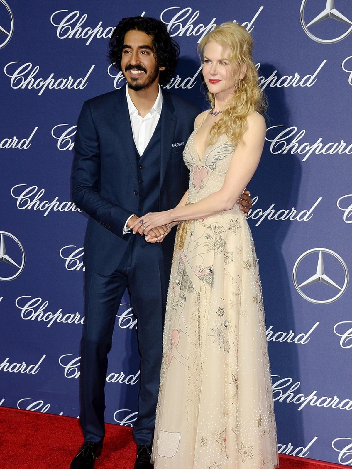 Nicole Kidman w bajkowej tiulowej sukni Dior i Dev Patel