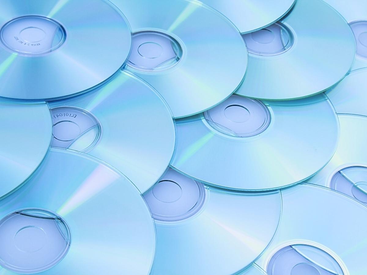 Niebieskie płyty CD