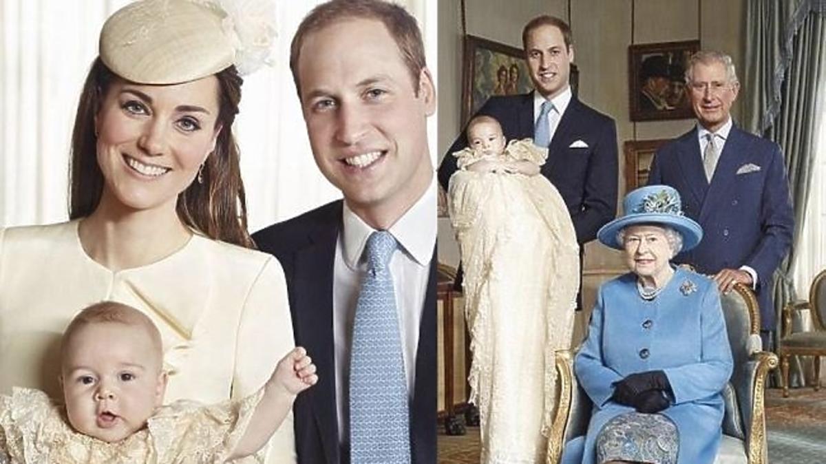 Oficjalne Portrety Brytyjskiej Rodziny Królewskiej Zdjęcia Z Chrztu Księcia Georgea Portrety
