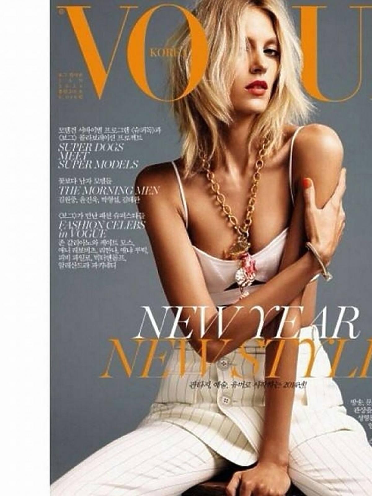 Okładka hiszpańskiego Vogue z Anją Rubik