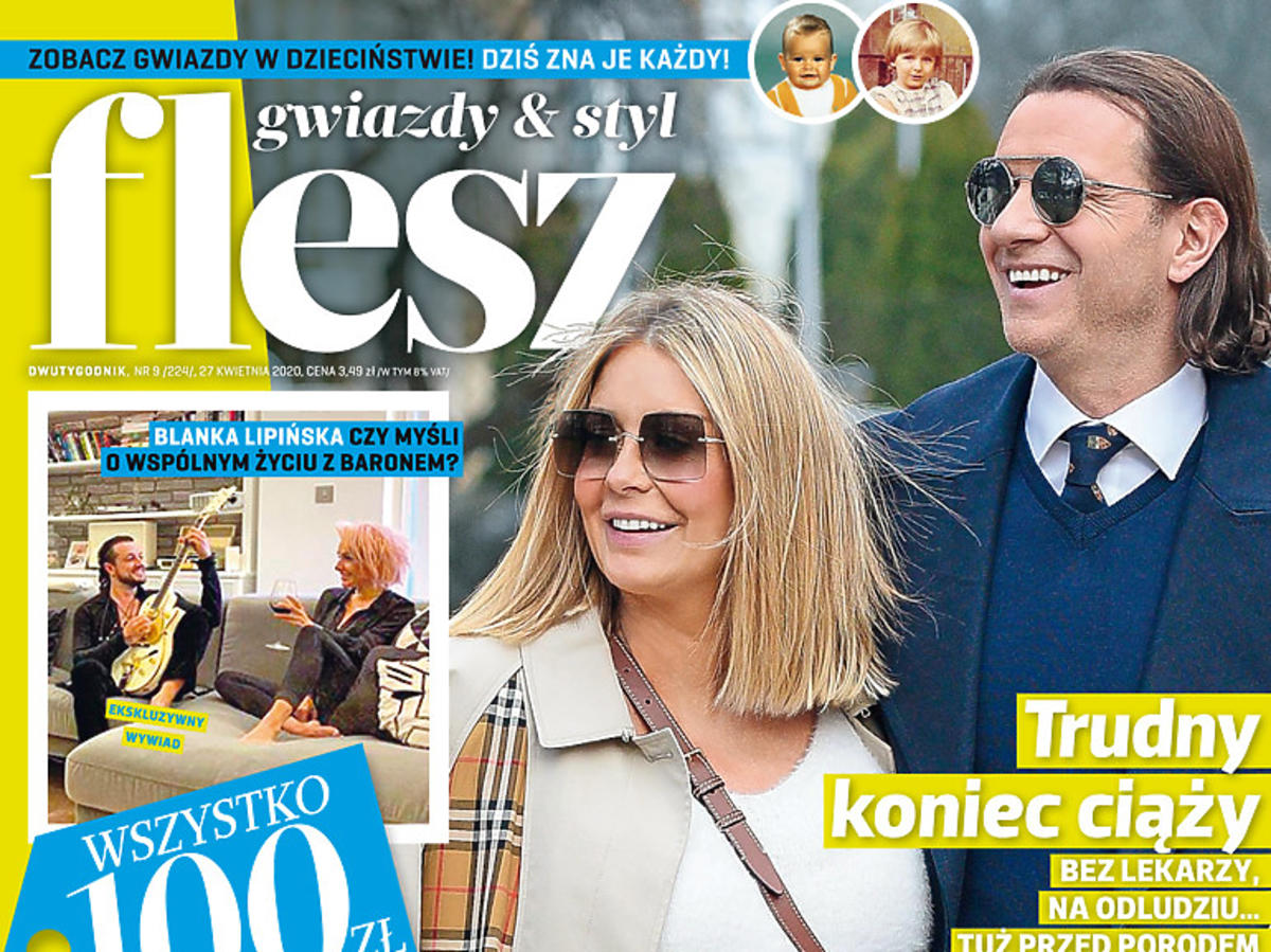 Okładka magazynu "Flesz" z Małgorzatą Rozenek-Majdan