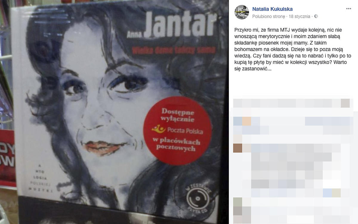 okładka płyty Anny Jantar