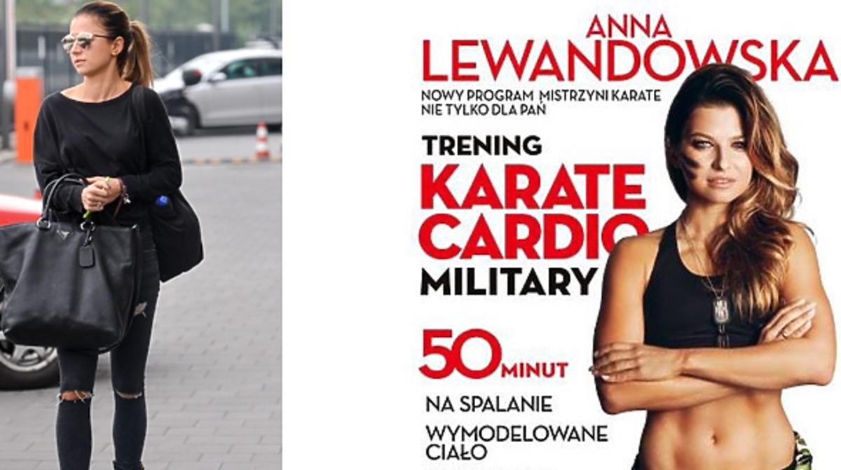 okładka płyty Anny Lewandowskiej z ćwiczeniami Karate cardio military