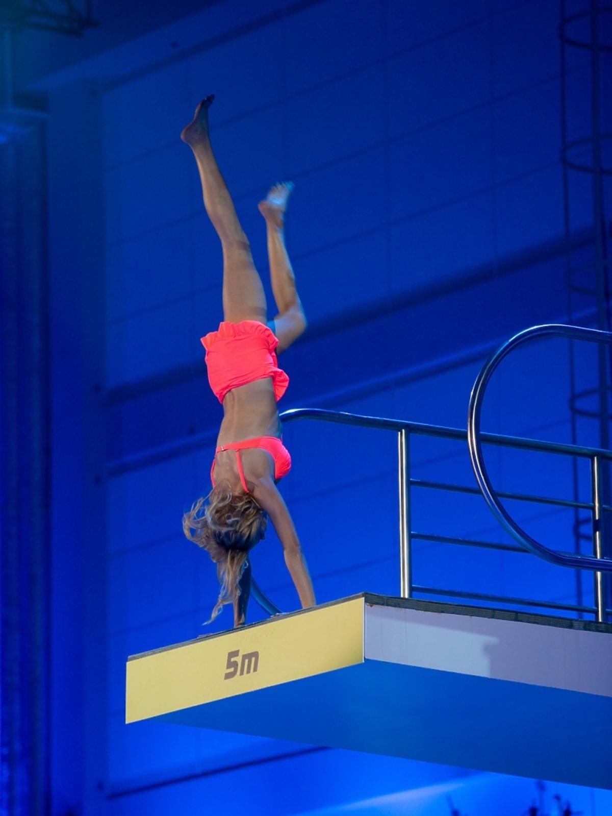 Ola Ciupa w pierwszym odcinku Celebrity Splash