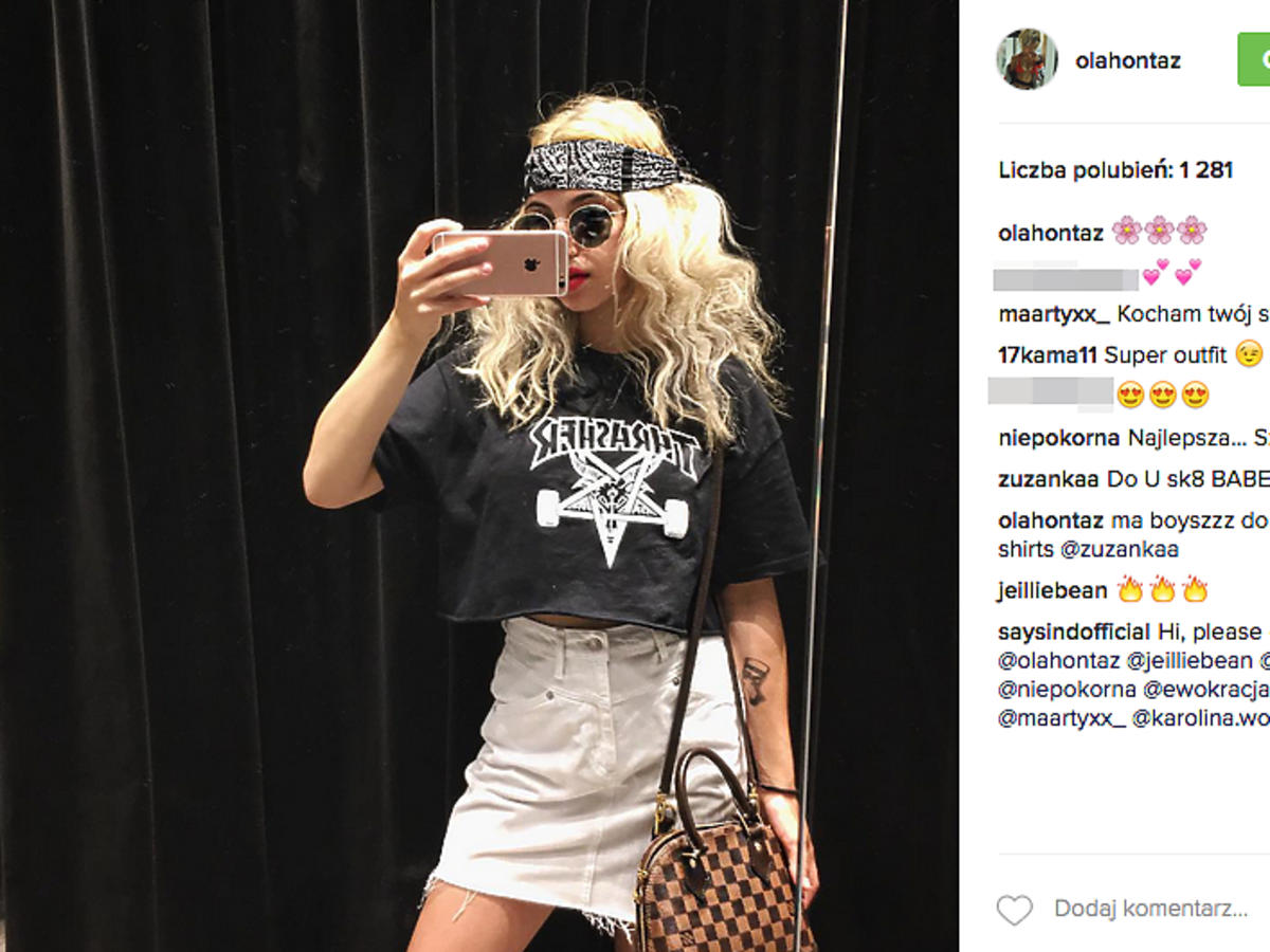 Ola Kowalska w blond włosach