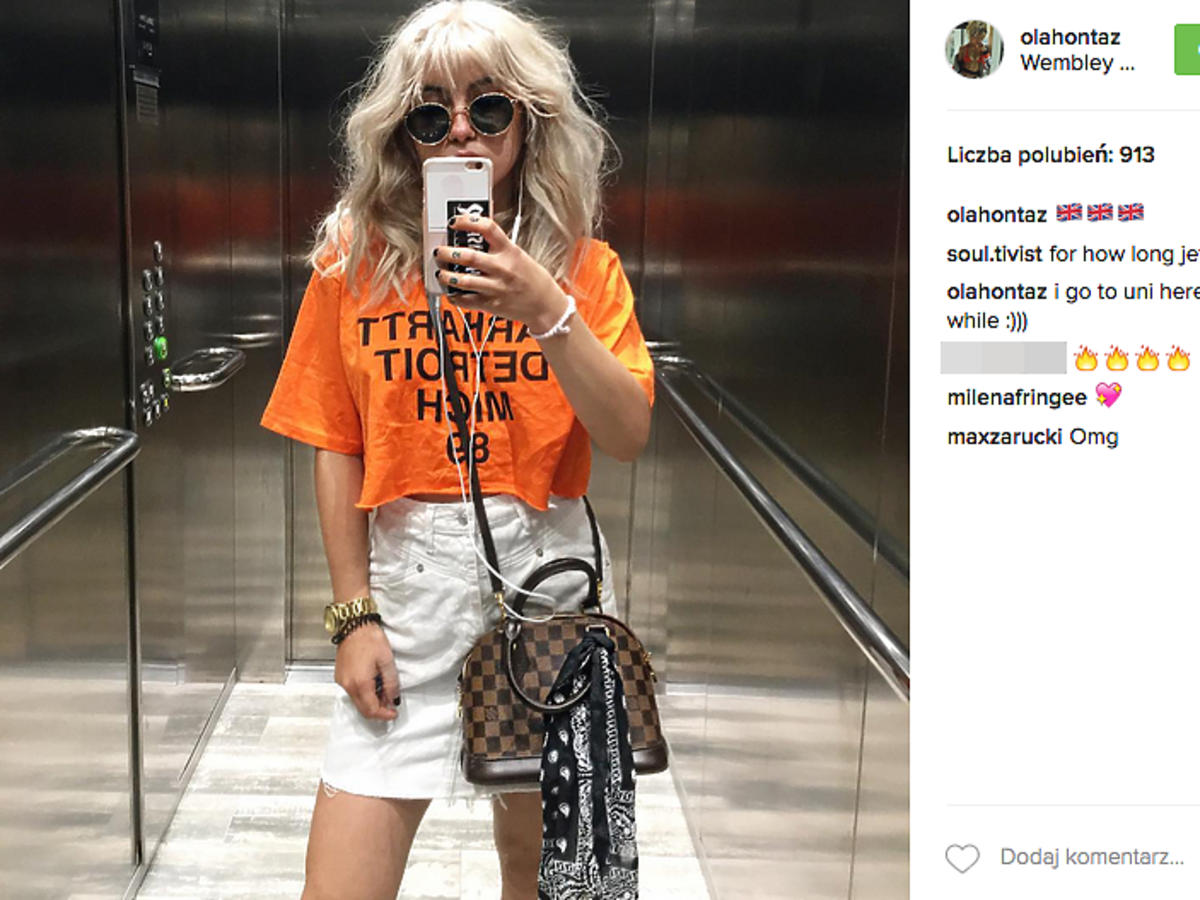 Ola Kowalska w pomarańczowej koszulce